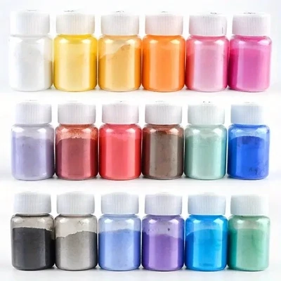 Mica Powder Pearlesent Pigment SET- 18 COLOURS (WHOLESALE)