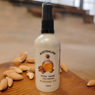 ALMOND OIL (Australian ) 100mL - Cold Pressed  (WHOLESALE)