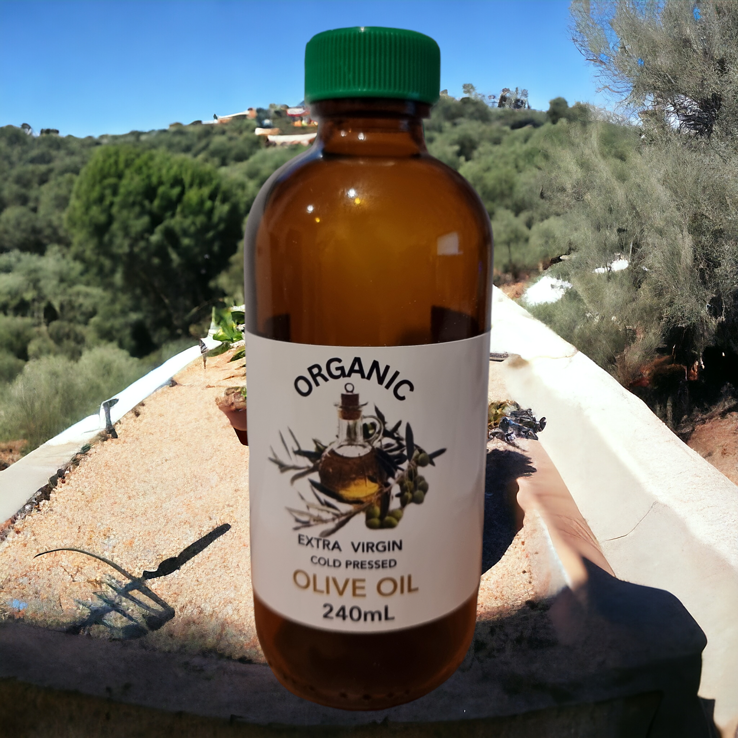 OLIVE OIL  (ORGANIC ) 240ML - COLD PRESSED  - 100% (WHOLESALE)