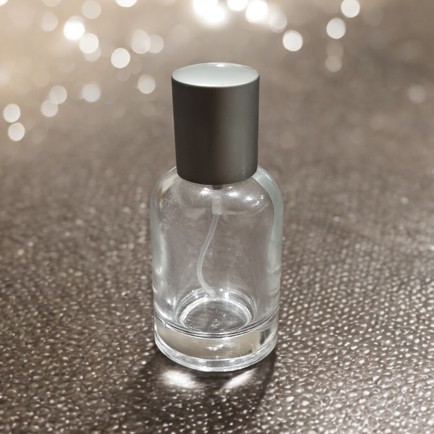 30ml ATOMISER ALPHA style MATT SILVER Cap