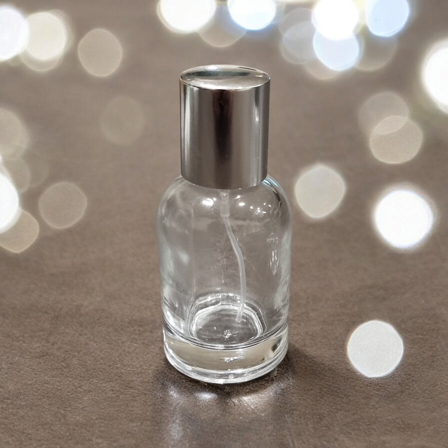 30ml ATOMISER ALPHA style SHINY SILVER Cap