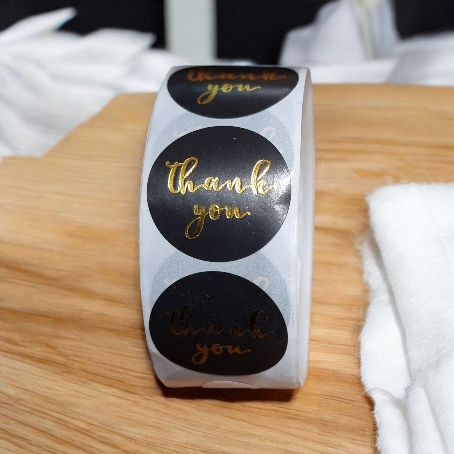 Thank You Stickers -THANK YOU (C21)- 500pcs/roll,