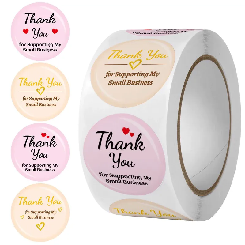 THANK YOU STICKERS - 500 PCS