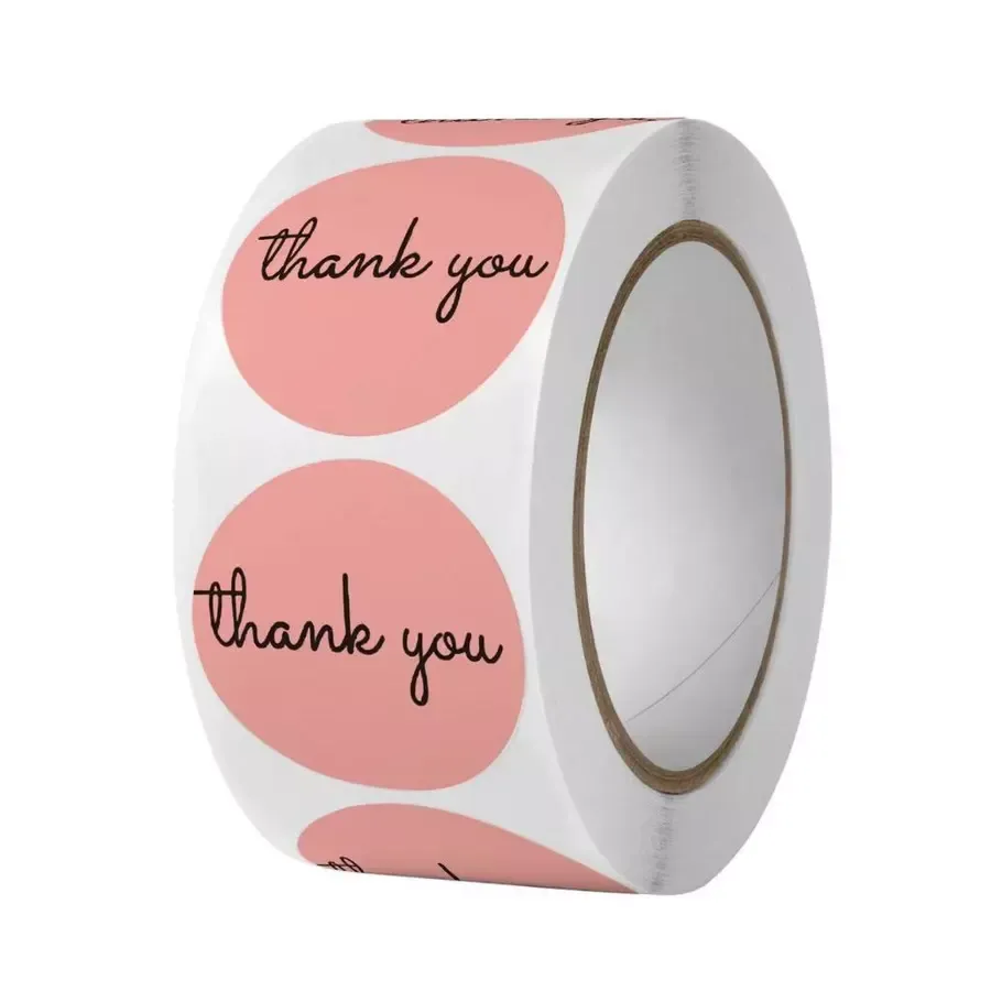 THANK YOU STICKERS - 500 PCS