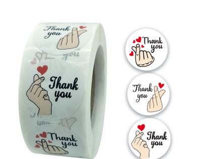 THANK YOU STICKERS - 500 PCS