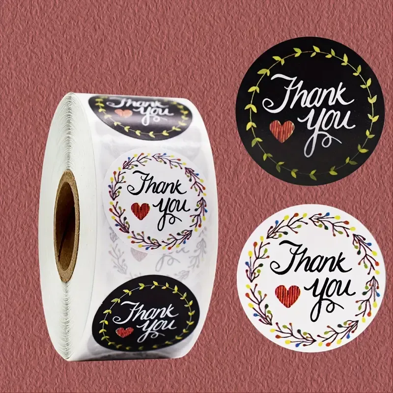 THANK YOU STICKERS - 500 PCS