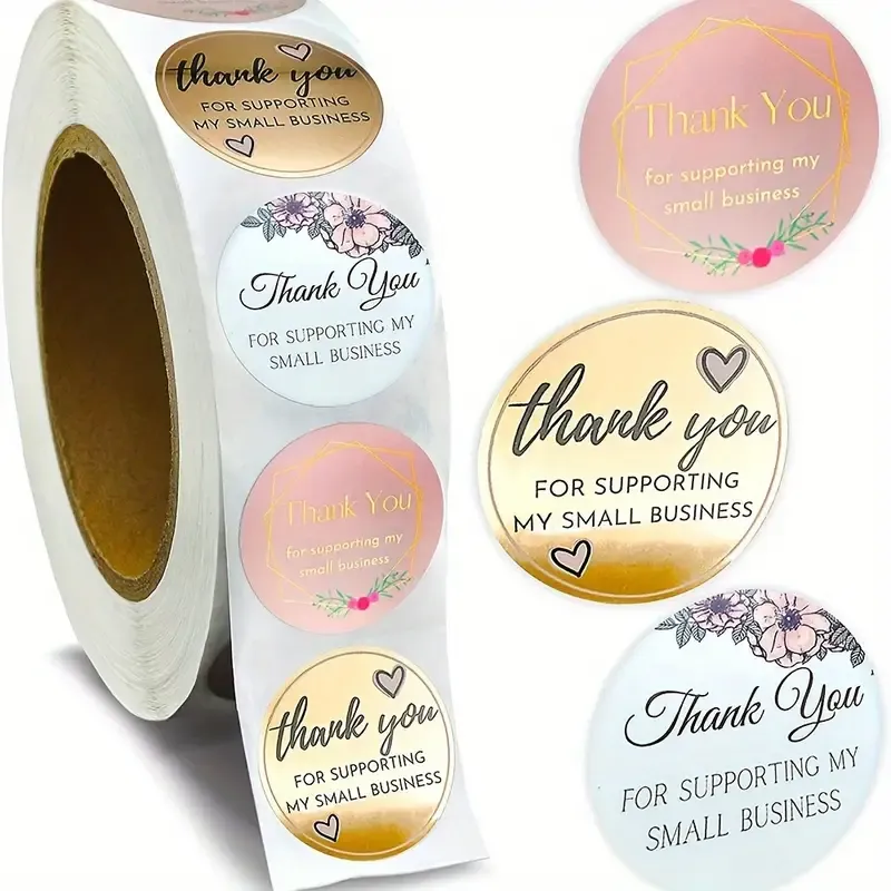 THANK YOU STICKERS - 500 PCS