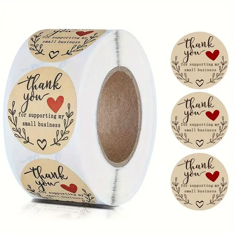 THANK YOU STICKERS - 500 PCS