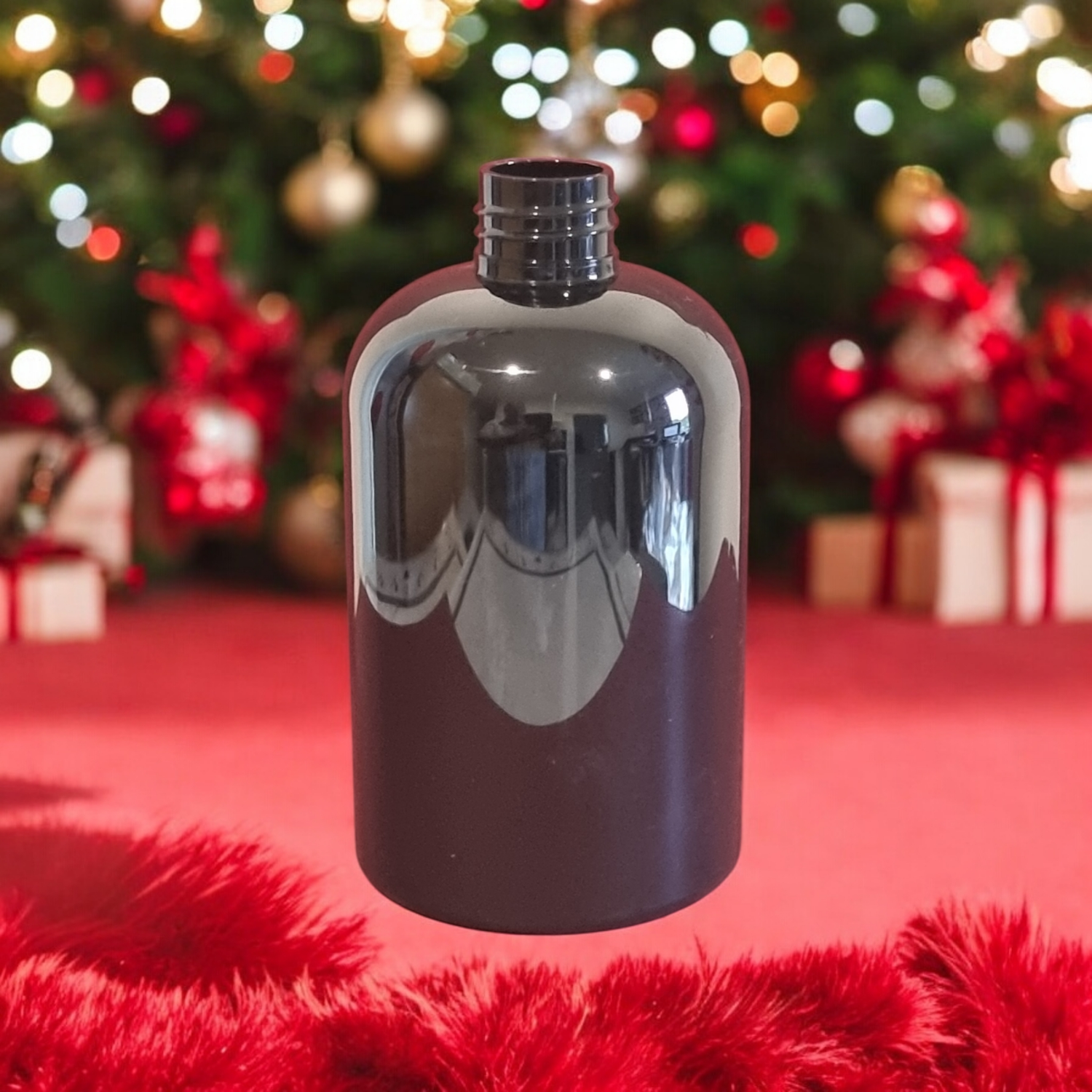 500mL BLACK SQUAT PET (Plastic) 28mm/410 Neck Bottle -  SPECIAL BUY
