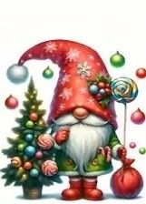 Christmas Gnome and Tree - XNT3