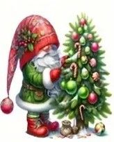 Christmas Gnome and Tree - XNT12