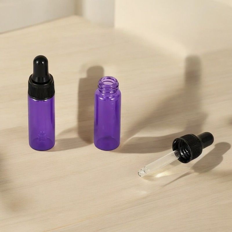 5mL Dropper - PURPLE (PACK of 10)