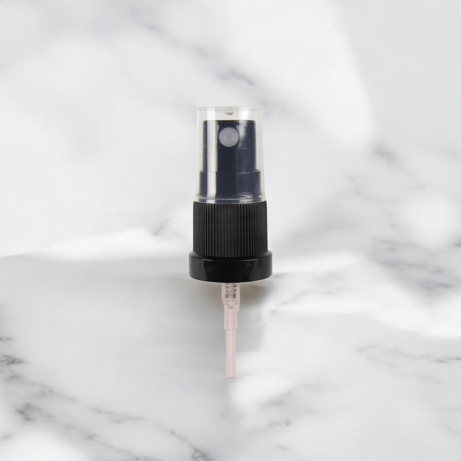 18mm Black or White Spritzer/Atomiser Spray with Overcap, suit 18mm/410 neck Glass 5mL TO 100mL