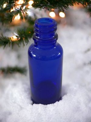 15ML COBALT BLUE BOSTON PHARMACY BOTTLE - SPECIAL BUY