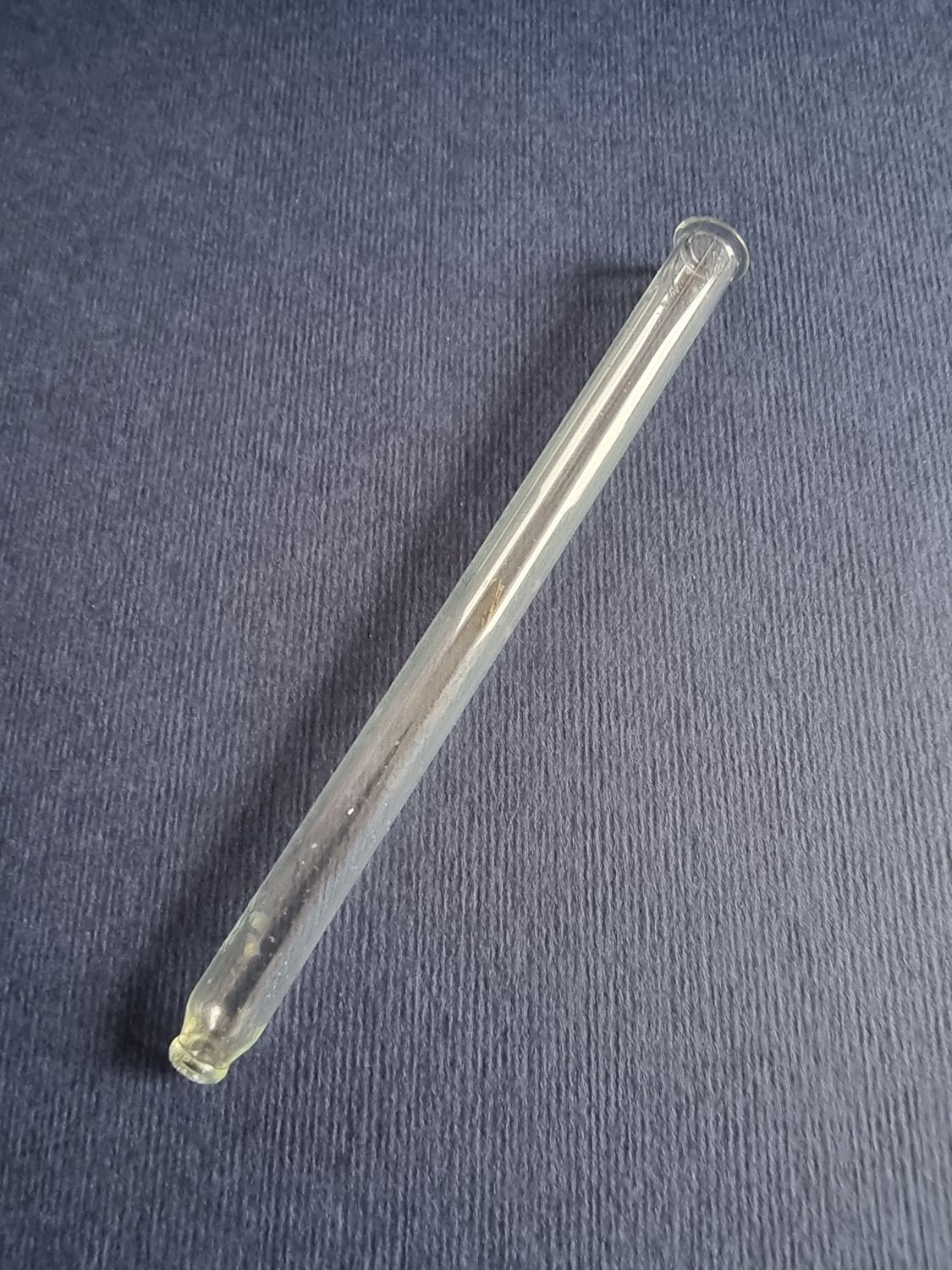 9.5cm Straight Flat Tip Glass Line for Dropper Bottles - Bulk Pack of 50 Pcs