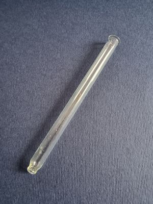 9.5cm Straight Flat Tip Glass Line for Dropper Bottles - Bulk Pack of 50 Pcs