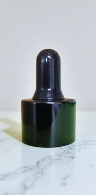 20mm GLOSS ALUMINA BLACK CAP &amp; BLACK TEAT ONLY