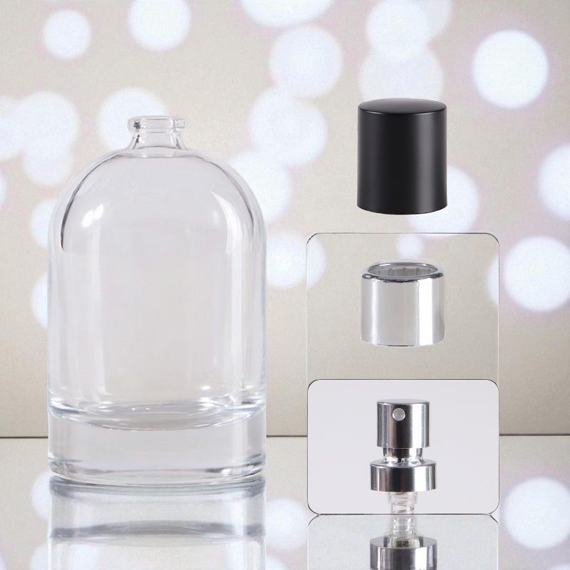 30mL  Snap on Silver Atomiser  with Black Overcap (+ Requires Tool Optional Extra}
