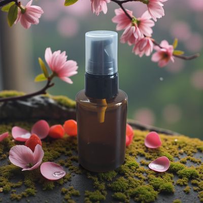 30ML AMBER (Full Glass Colour)  SQUARE SHOULDER BOTTLE WITH BLACK SERUM PUMP &amp; CLEAR OVERCAP - SPECIAL BUY