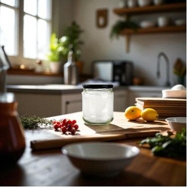 500mL Glass Jar with Choice of 82 mm  Twist Cap (23 Jars/Ctn )