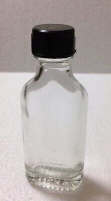 15ml Mini Hip Glass Flask with Choice of Cap (506 Pcs)