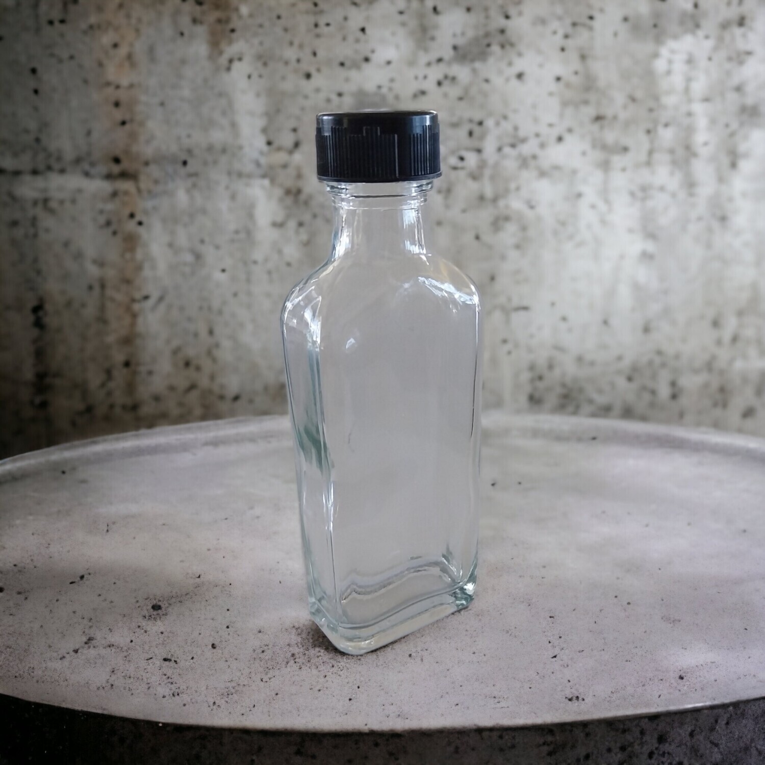 60 ml Clear Hip Flask with Choice of 22mm Cap (180 Pcs)