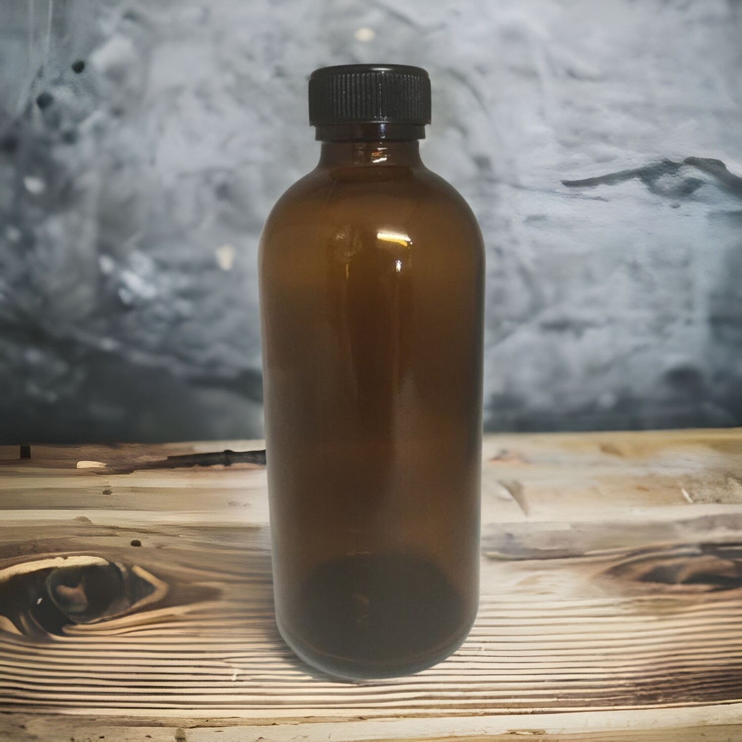 250mL Amber Boston Glass with Choice of 28mm Screw Cap (78 Bottles/CTN)