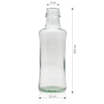 200 mL SPIRIT GIN VODKA or SAUCE Bottle - with Choice of Twist Cap (44 Pcs)