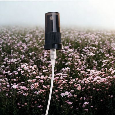 18mm BLACK OR WHITE Spritzer/Atomiser Spray with Overcap, suit 18mm neck Boston 5ml to 100ml