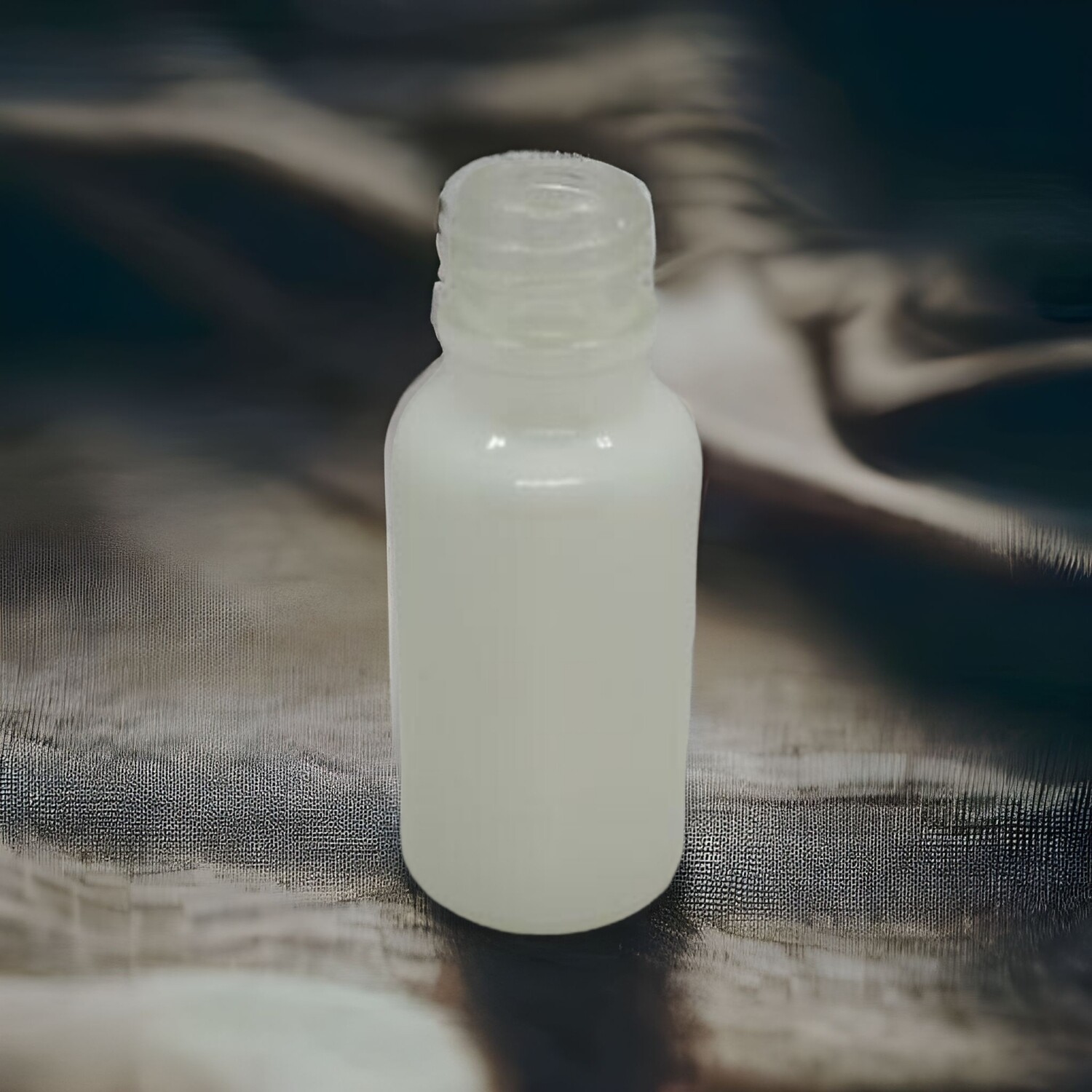 20ml CERAMIC White (SOLID WHITE) Glass Boston 18mm Neck Bottle Only - BULK Pack of 50 Bottles