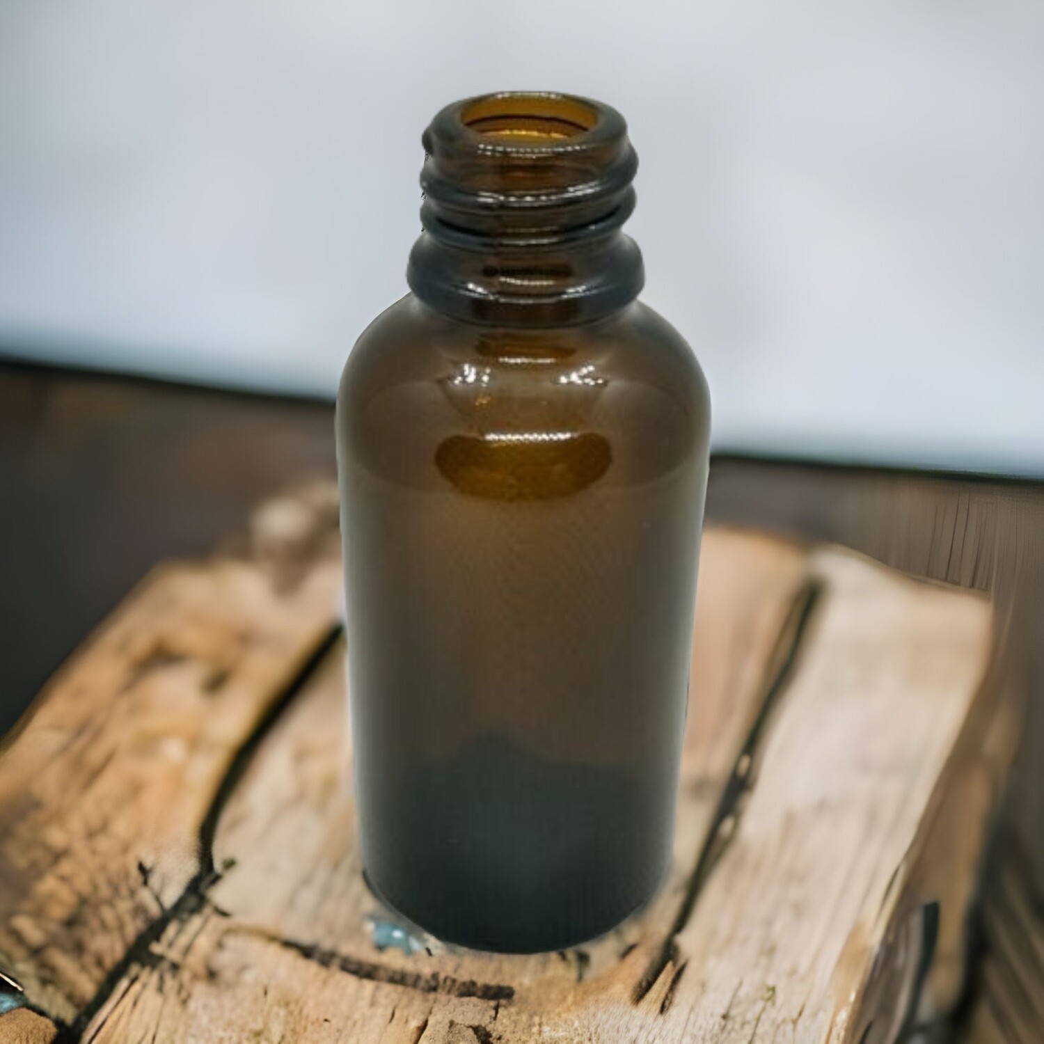 30ml AMBER Glass  Boston 18mm Neck Bottle - BULK Pack 42 Bottles