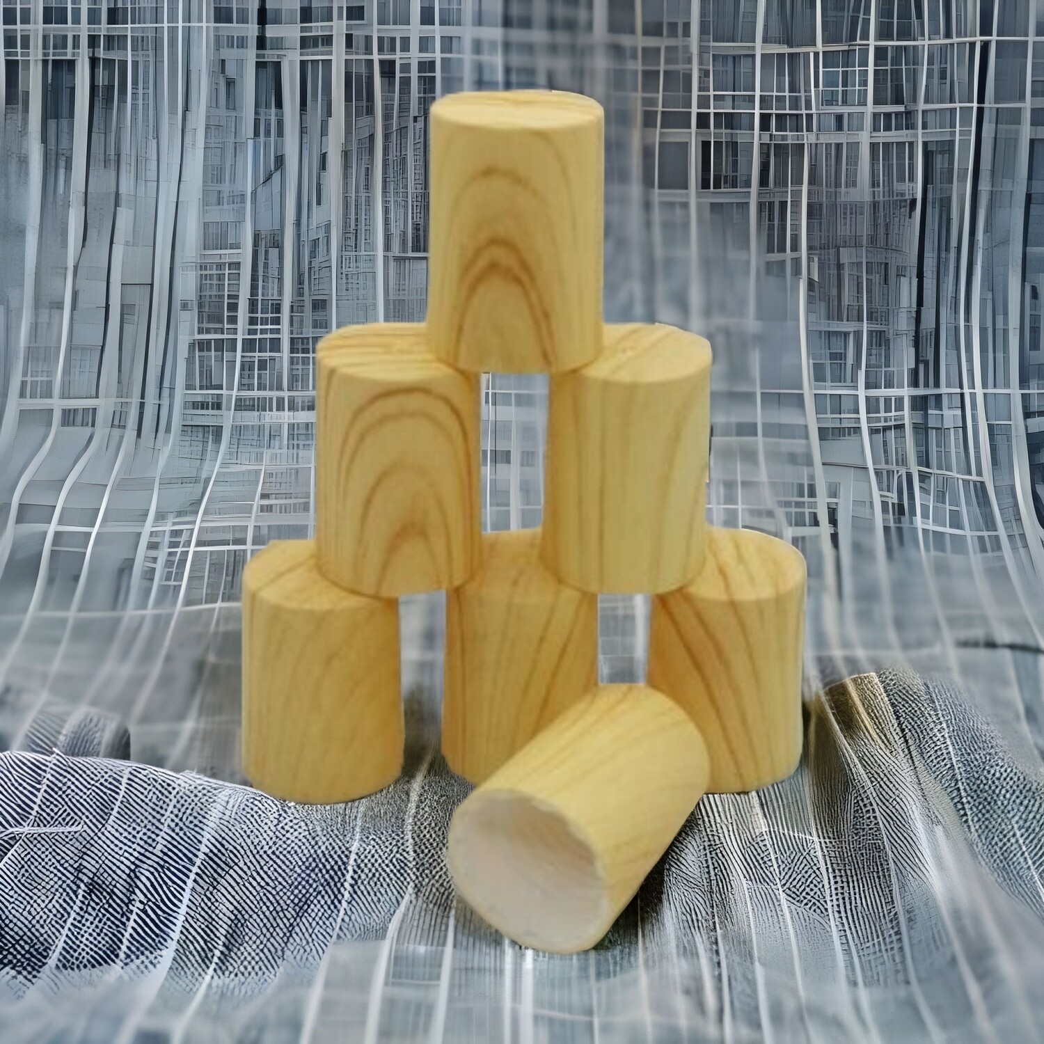 16mm Timber Imitation Caps BULK 50 Pcs (Fits our 10ml Frosted and Amber Roller Bottles Only)