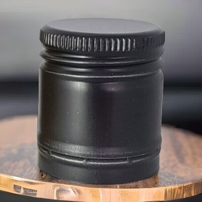 29mm Black Tamper Metal Cap