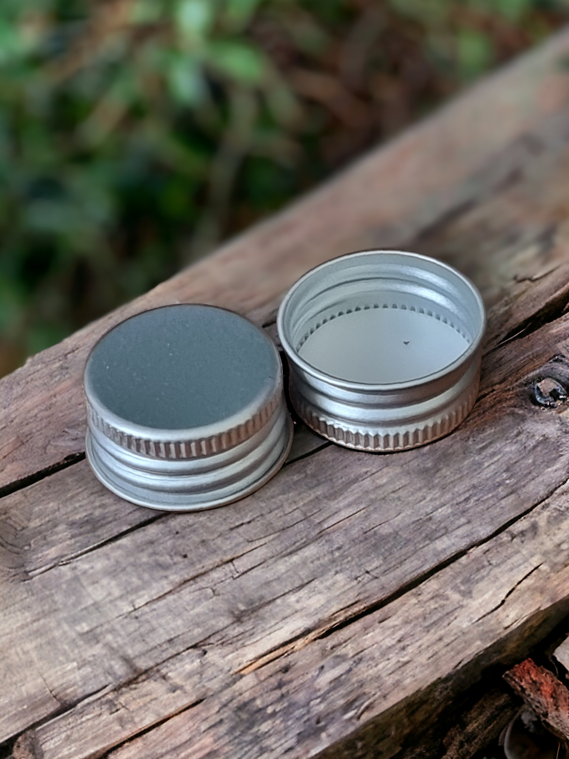 24mm Metal Wadded Cap - Silver (Suit 24mm X 11mm PET Bottles)