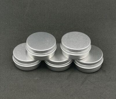 10gm Aluminium Tins with Screw Cap