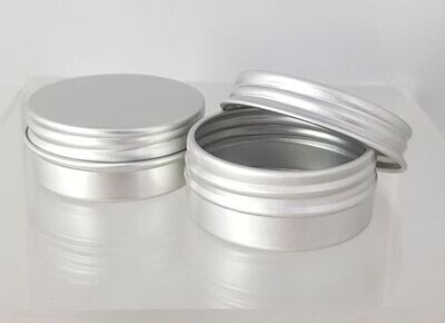 30gm Aluminium Tins with a Screw Cap