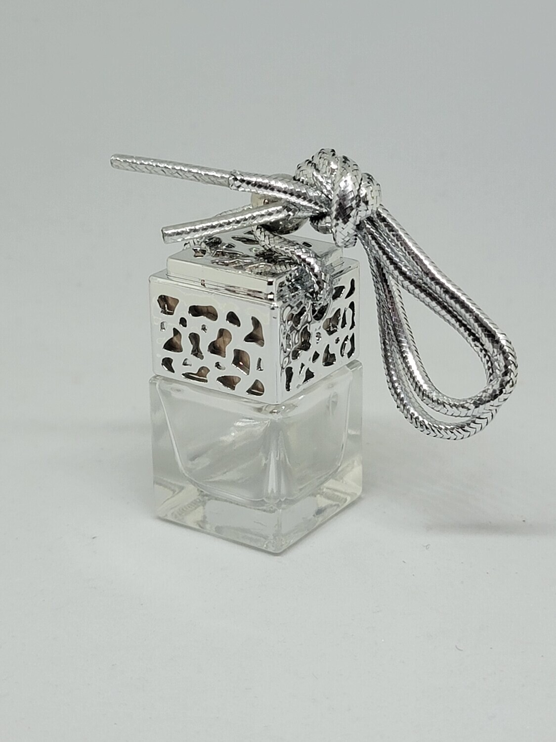 10ml Car Diffuser with SILVER and Timber Overcap - SPECIAL BUY