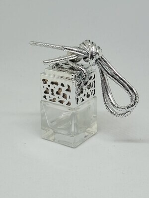 10ml Car Diffuser with SILVER and Timber Overcap - SPECIAL BUY