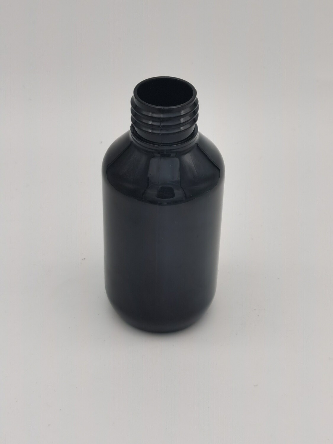 100mL BLACK Veral PET(Plastic) Bottle - 24mm/410 Neck