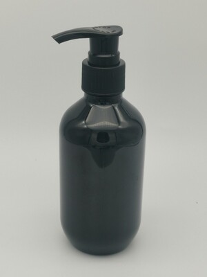 200ml Black Veral (PET) Plastic with 24410 Neck Black Lotion Pump - 200ml Black Veral (PET) Plastic with 24410 Neck Black Lotion Pump -