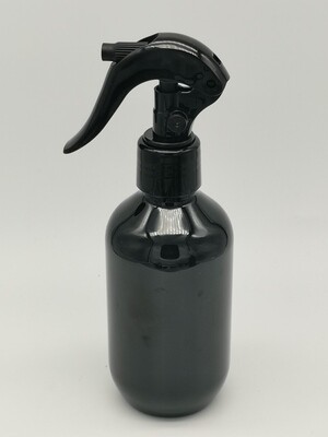 200ml Black Veral (PET) Plastic with 24410 Neck Black Micro Trigger Spray
