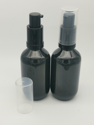 100ml Black Veral (PET♲) Plastic with 24410 Neck Black FOAMER Pack 10 Pcs