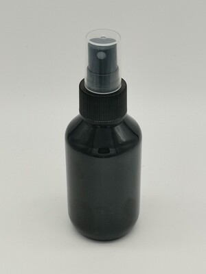 100mL Black Veral (PET ♲) Plastic Bottle with 24/410mm Spritzer/Atomiser - PACK of 10
