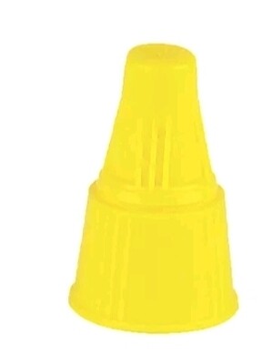 28mm Yellow PP Open/Close Ezy Serve Twist Cap Honey, Sauce, Mustard- PACK of 10