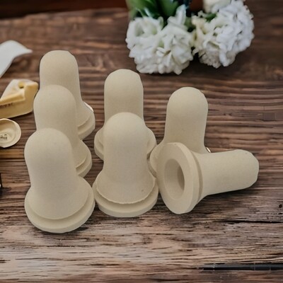 20mm CREAM COLOURED Teats Only - BULK 50 Pcs 20mm CREAM COLOURED Teats Only - BULK 50 Pcs