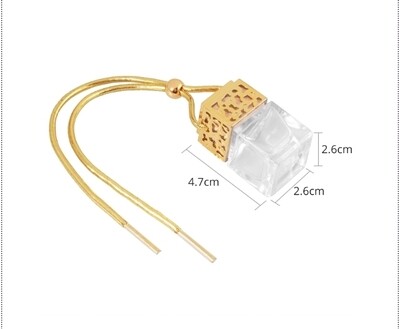 10ml Car Diffuser with GOLD and Timber Overcap - SPECIAL BUY