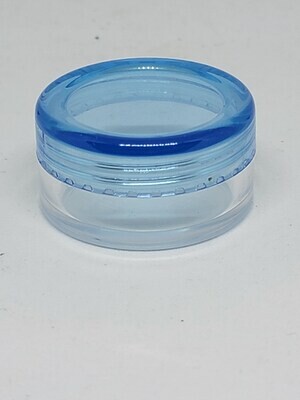 10gm BALM-BLUE TINT Cap/Clear Base Plastic ♴ HDPE ♻️ Containers- Pack of 10 10gm BALM-BLUE TINT Cap/Clear Base Plastic ♴ HDPE ♻️ Containers- Pack of 10