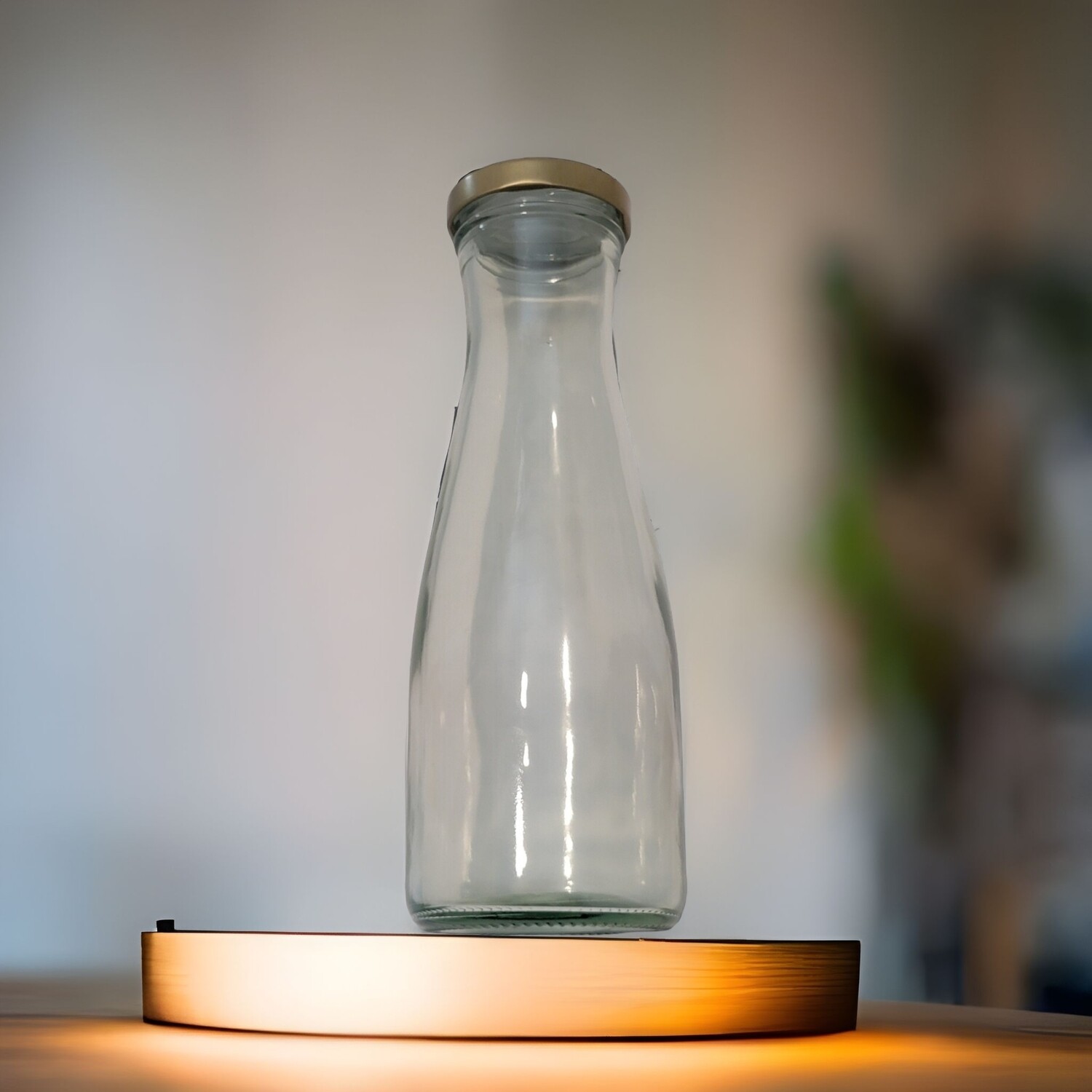 500mL Glass Juice Milk Bottle with Choice of  53mm Twist Cap - Bulk Pack 25 Bottles/Ctn