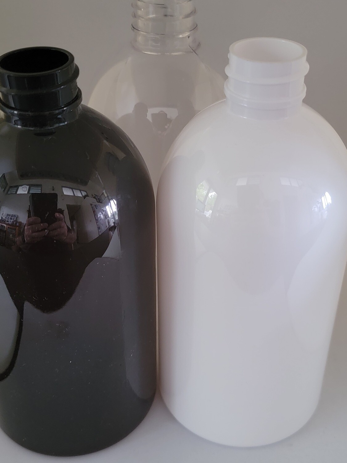 500mL PET (Plastic♲) 28mm Neck Bottle Only - PACK of 25  - SELECT FROM 5 COLOURS  &amp; OPTIONAL PUMP SPRAY OR CAP
