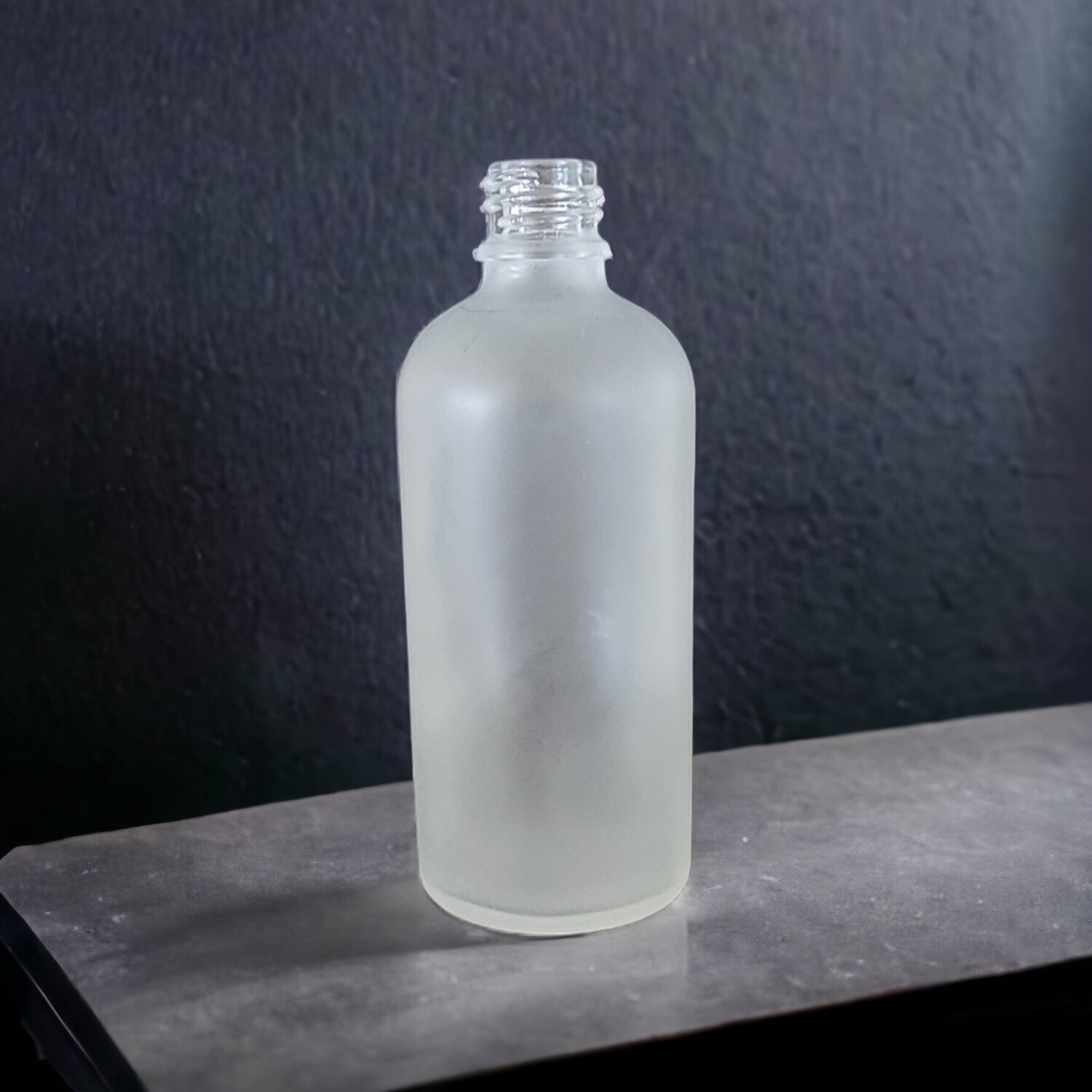 100mL FROSTED Glass BOSTON AROMA 18mm neck Bottle - PACK 60